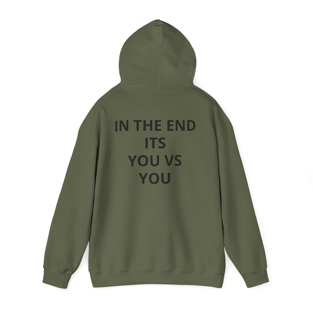 KingKilla Crown Skull hoodie | In the End Its You Vs You back print