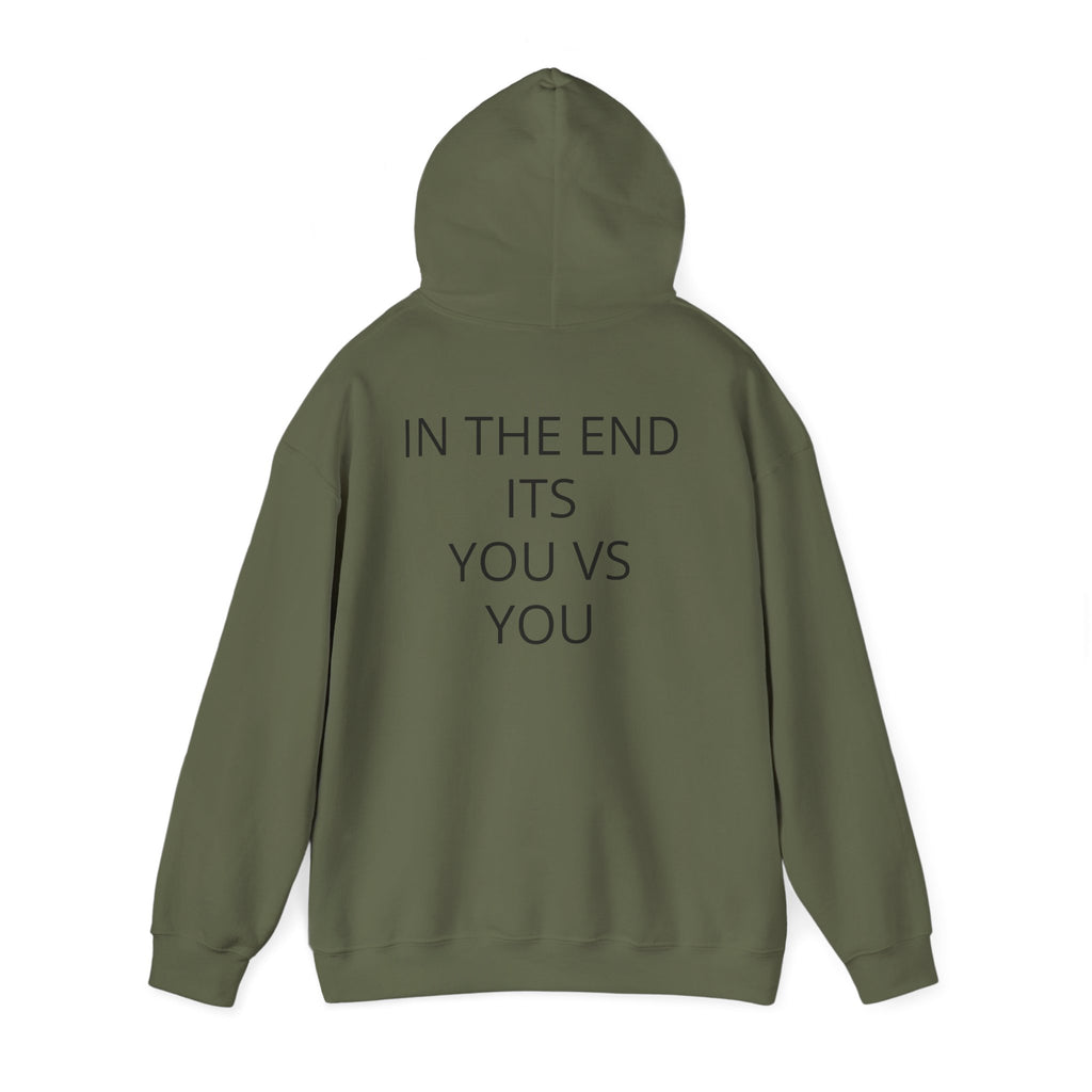 Copy of KingKilla Crown Skull hoodie | In the End Its You Vs You back print