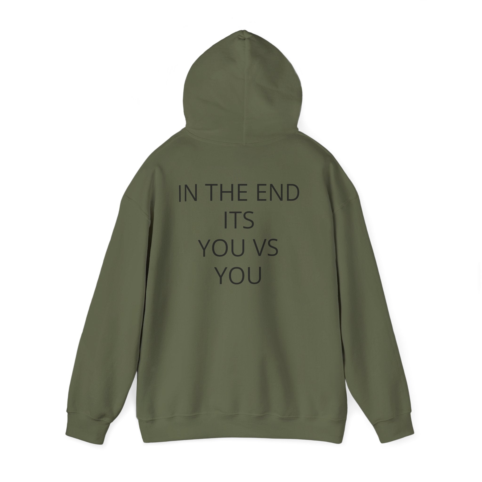 Copy of KingKilla Crown Skull hoodie | In the End Its You Vs You back print