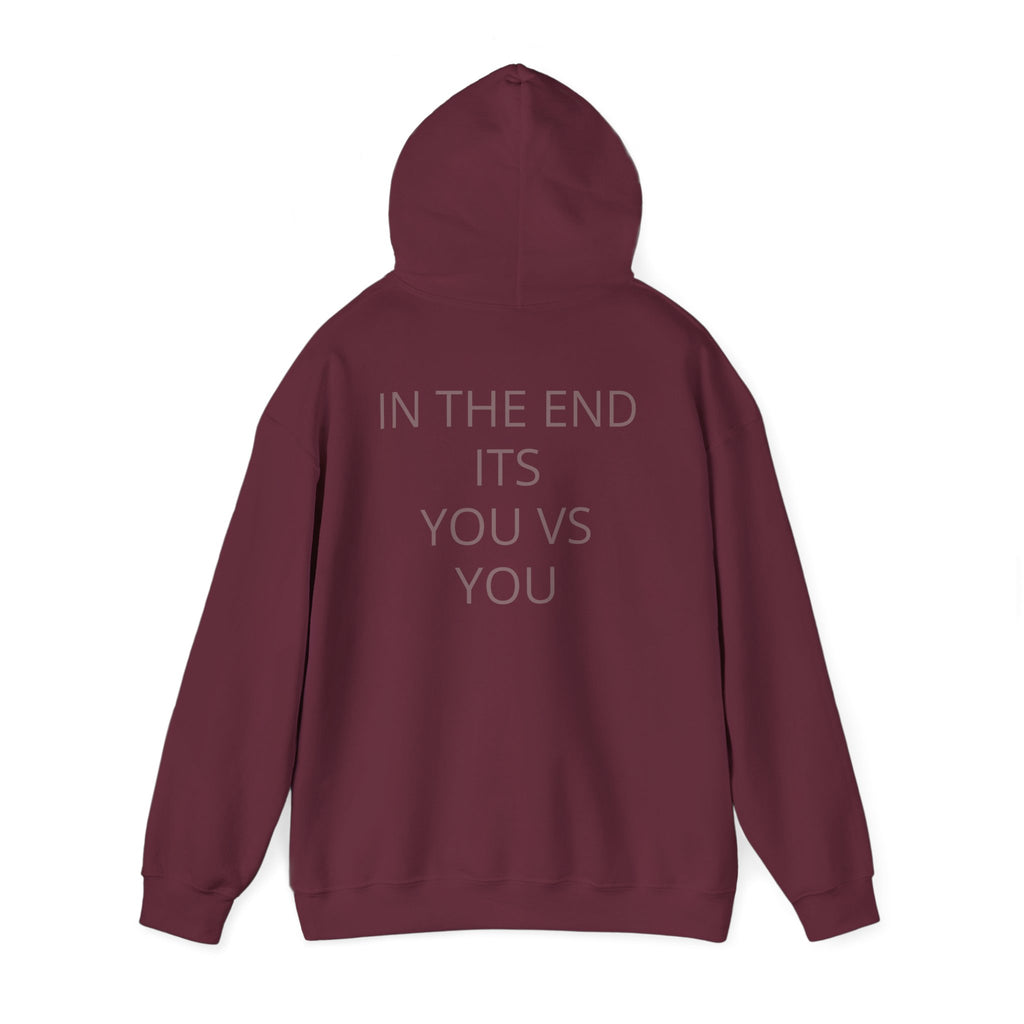 KingKilla Crown Skull hoodie | In the End Its You Vs You back print