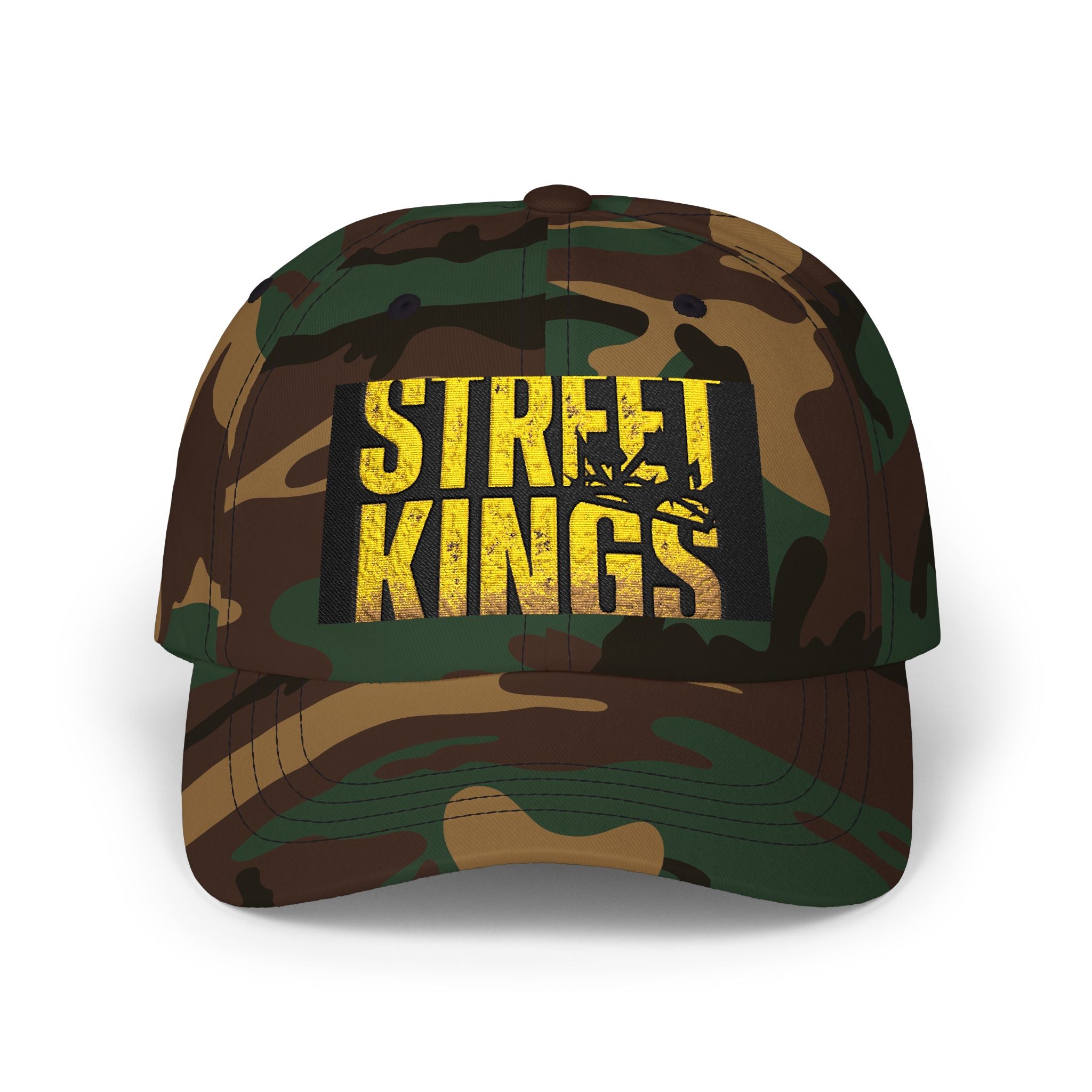 Street Kings distressed logo Classic Dad Cap | embroidered baseball hat