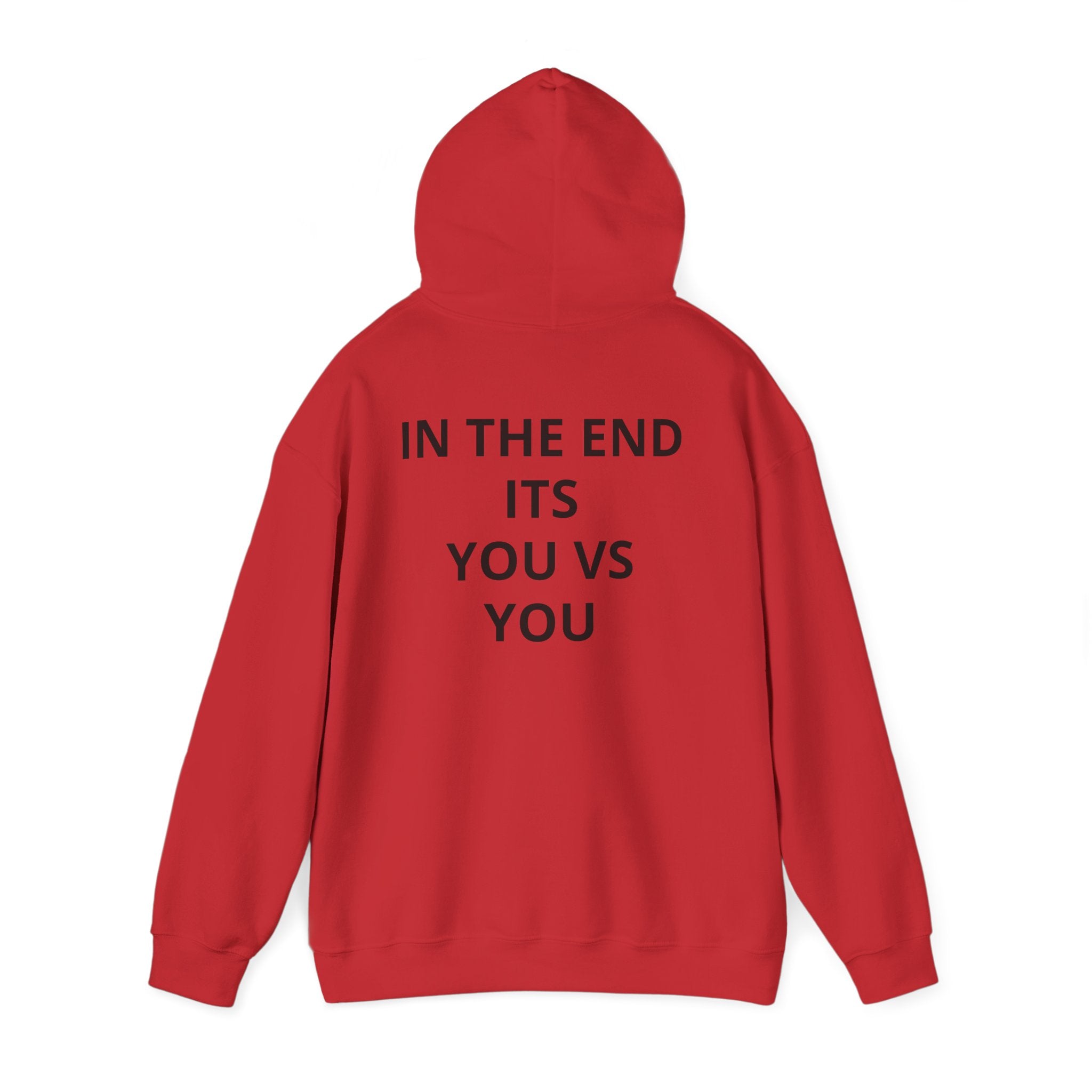 KingKilla Crown Skull hoodie | In the End Its You Vs You back print