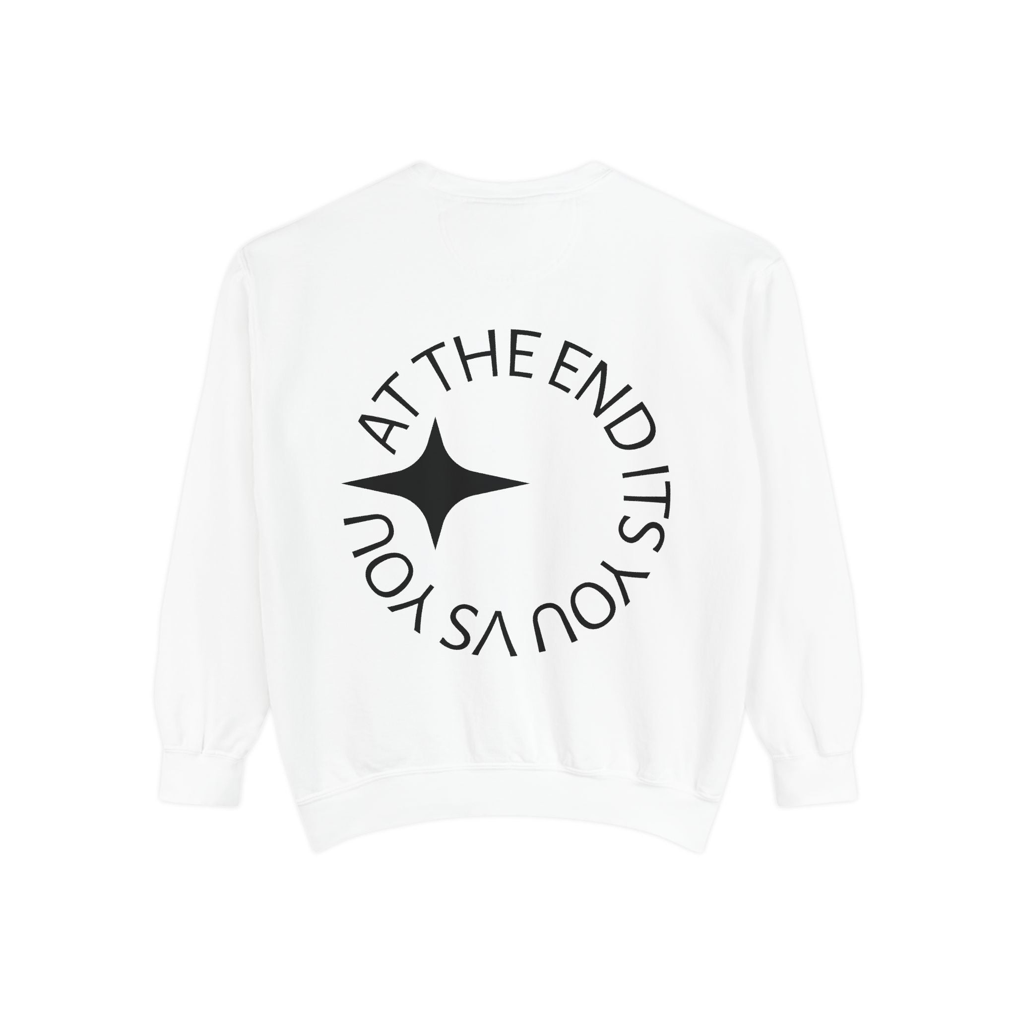 King Killa Lion Crest sweatshirt | Graphic Crewneck with Back Script Circle