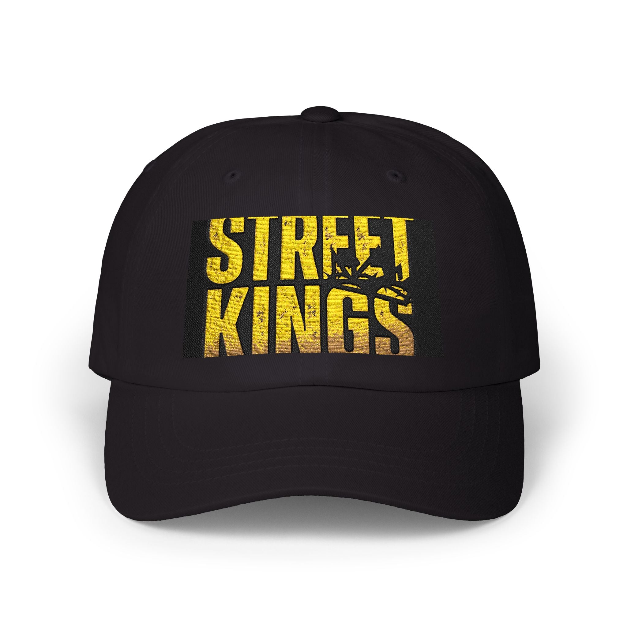 Street Kings distressed logo Classic Dad Cap | embroidered baseball hat