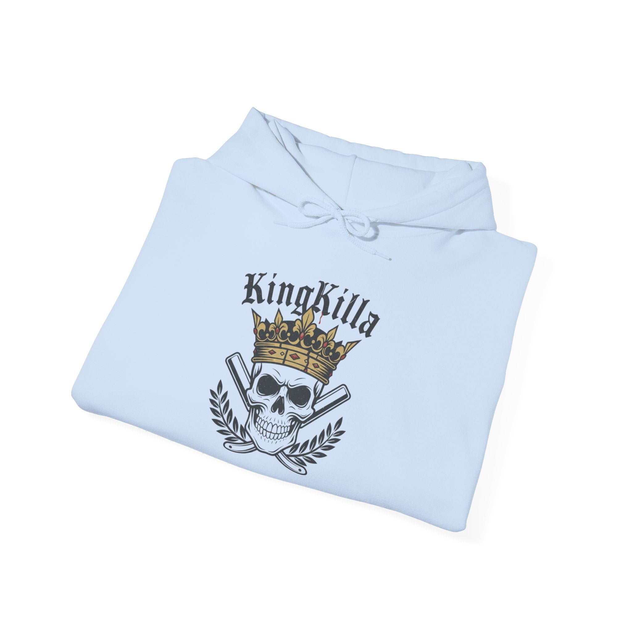 KingKilla Crown Skull hoodie | In the End Its You Vs You back print
