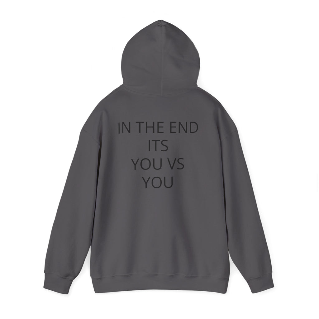 KingKilla Crown Skull hoodie | In the End Its You Vs You back print