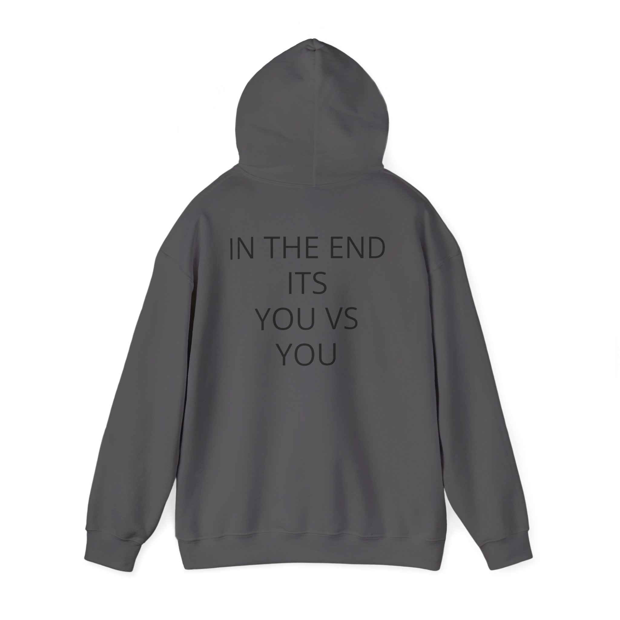 KingKilla Crown Skull hoodie | In the End Its You Vs You back print