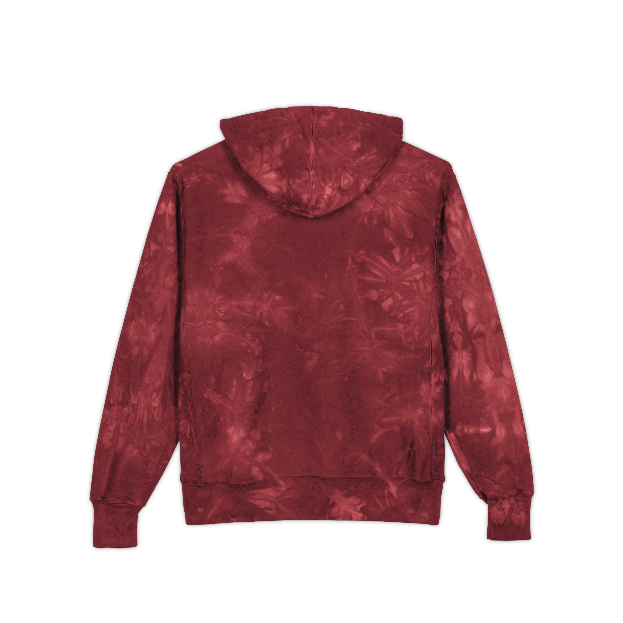 Tie-Dye Hoodie — Embroidered -Style Pullover