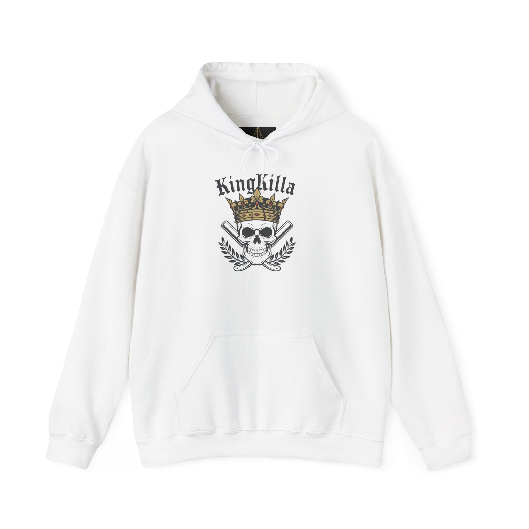 KingKilla Crown Skull hoodie | In the End Its You Vs You back print