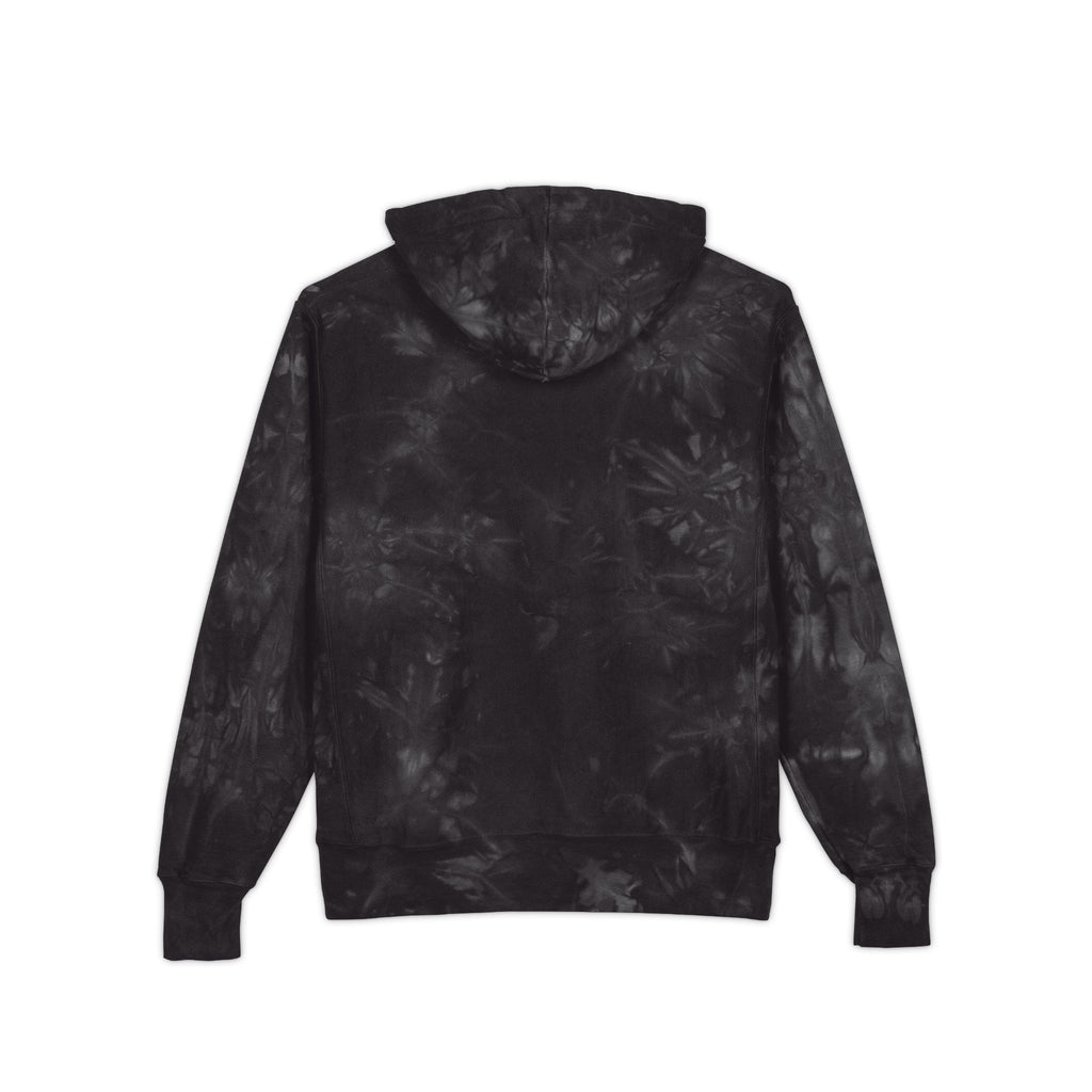 Tie-Dye Hoodie — Embroidered -Style Pullover