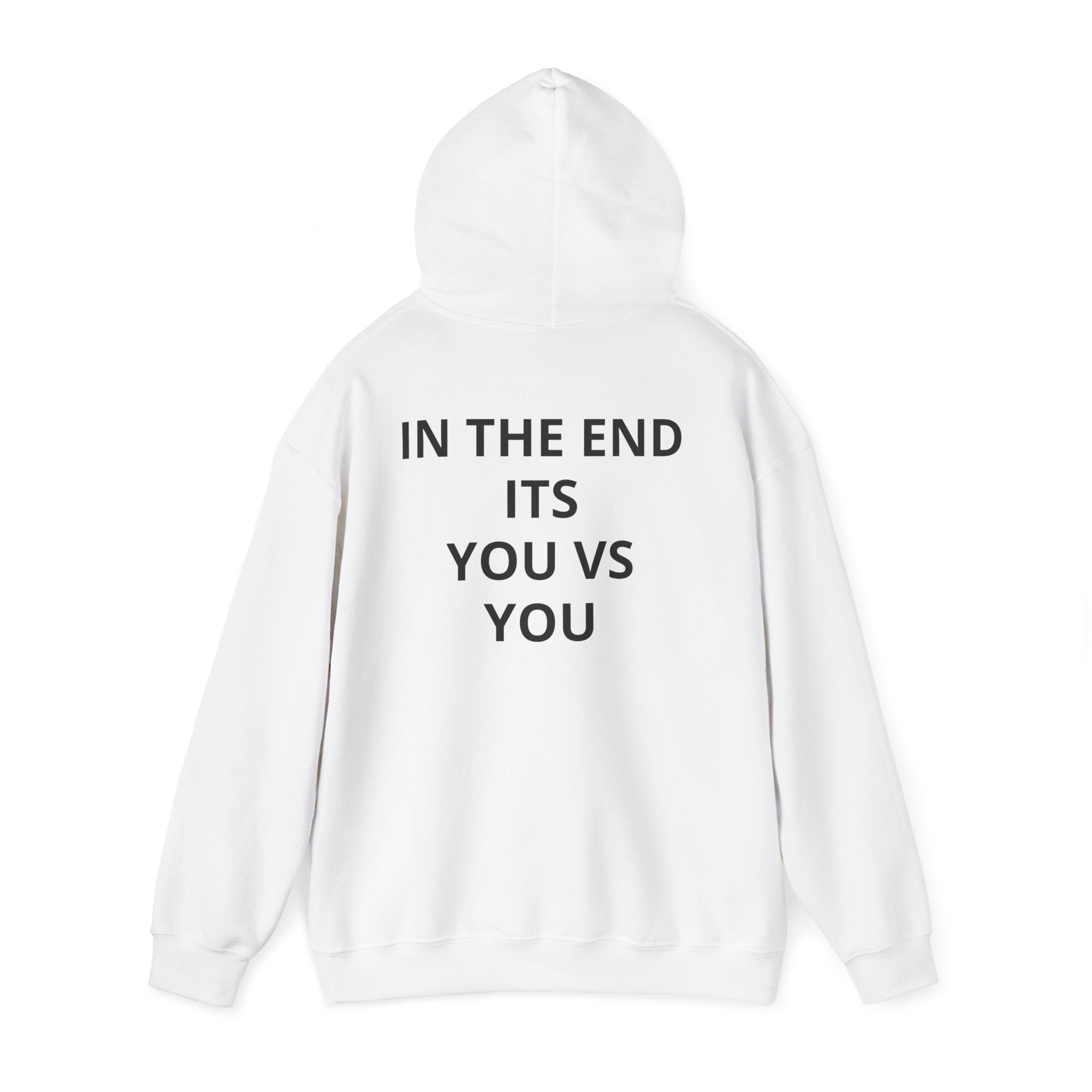 KingKilla Crown Skull hoodie | In the End Its You Vs You back print