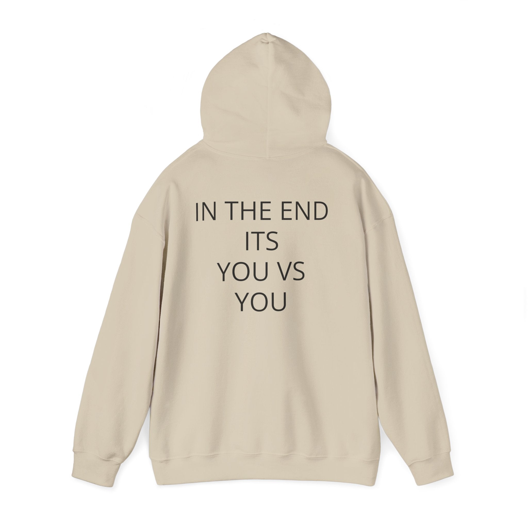 KingKilla Crown Skull hoodie | In the End Its You Vs You back print