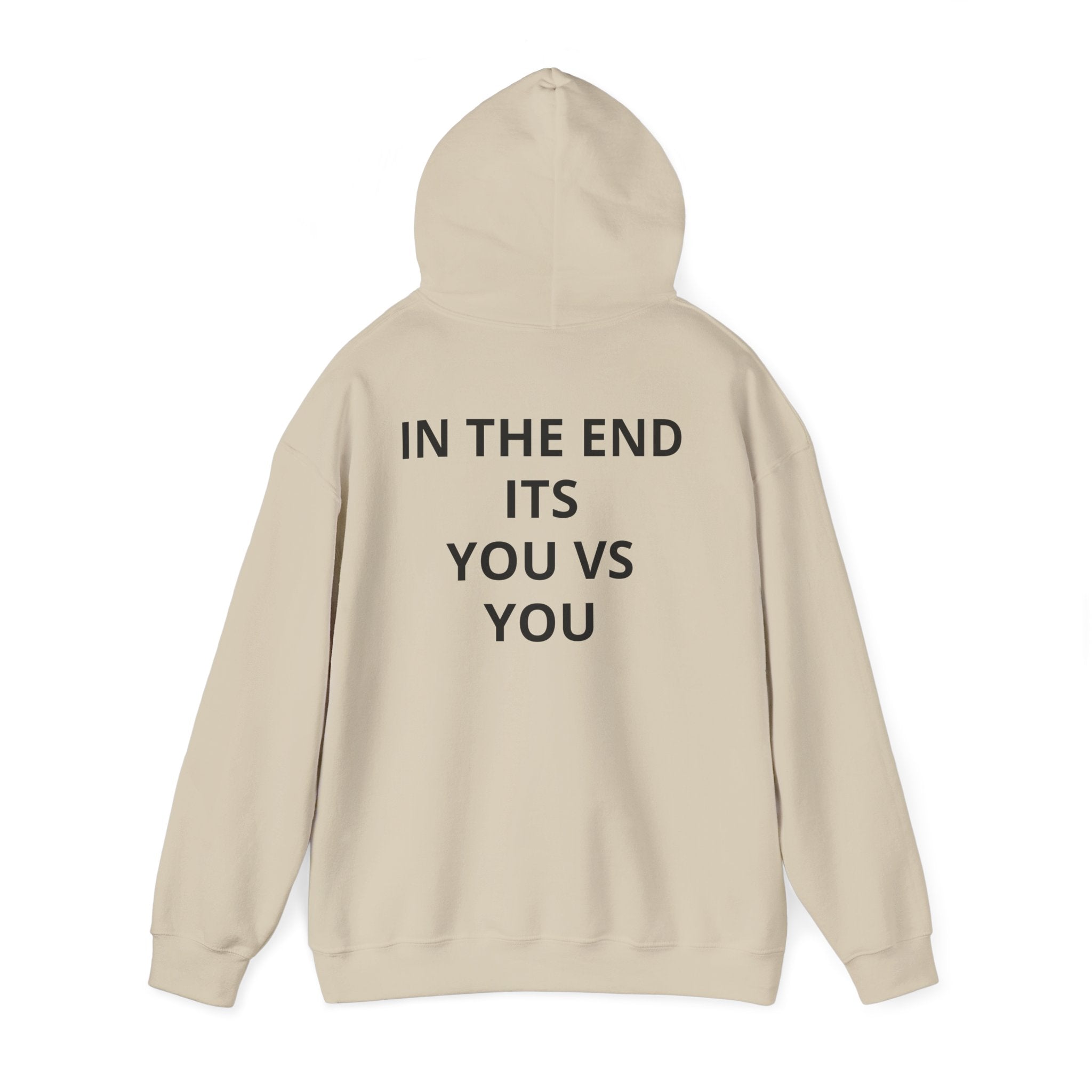Copy of KingKilla Crown Skull hoodie | In the End Its You Vs You back print
