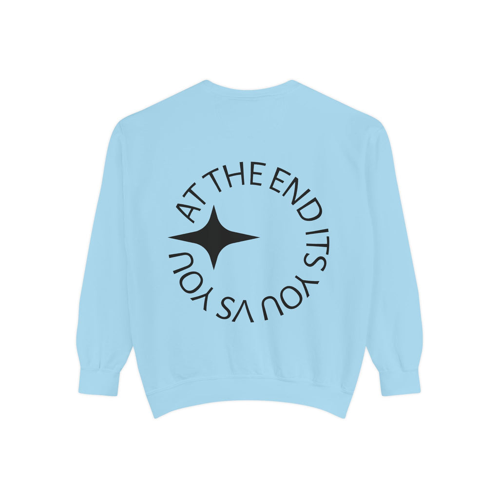 King Killa Lion Crest sweatshirt | Graphic Crewneck with Back Script Circle