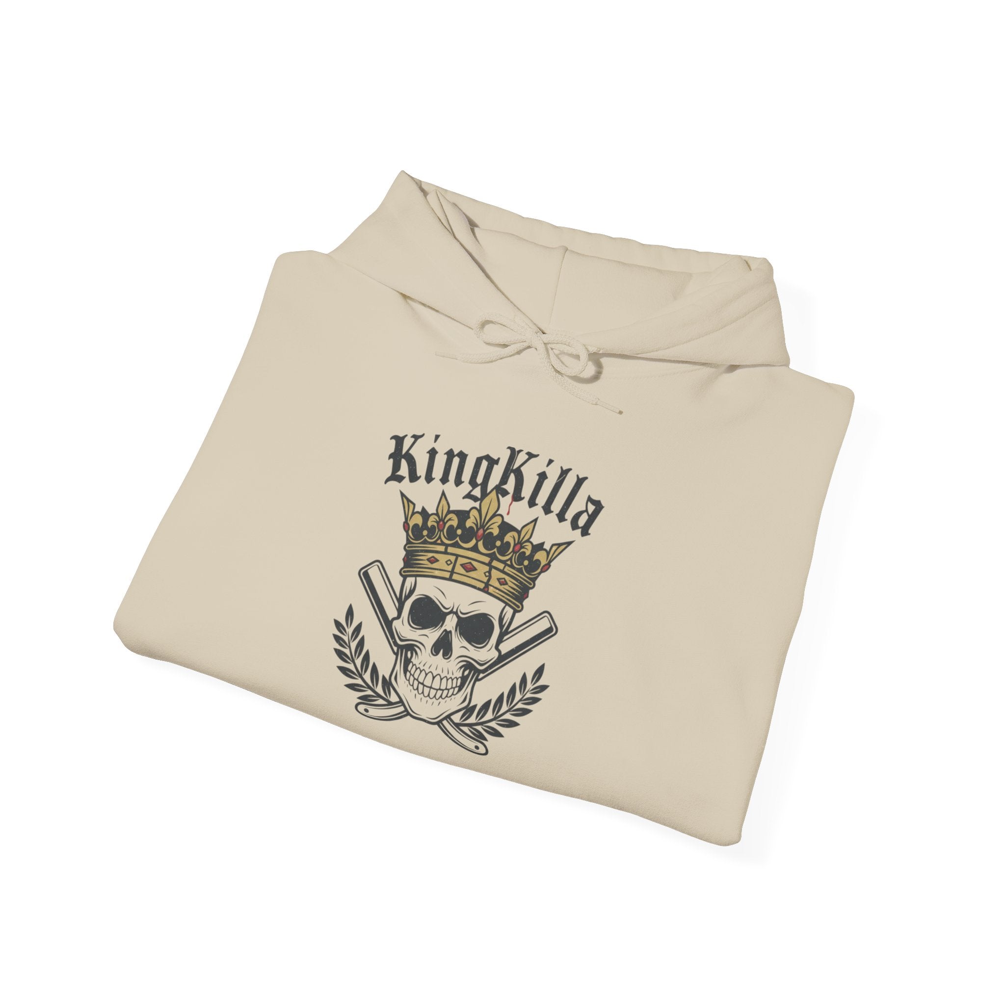 Copy of KingKilla Crown Skull hoodie | In the End Its You Vs You back print