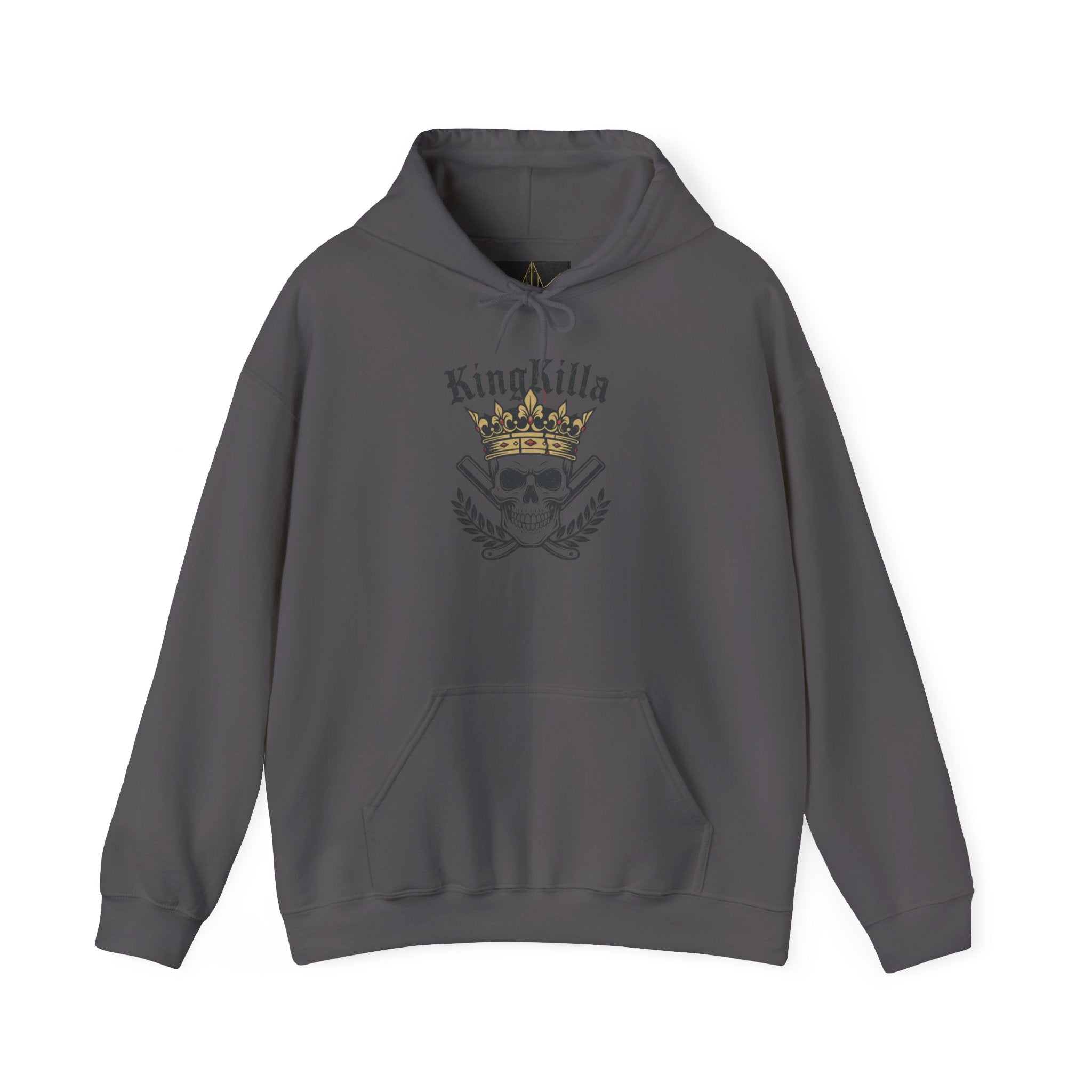 KingKilla Crown Skull hoodie | In the End Its You Vs You back print