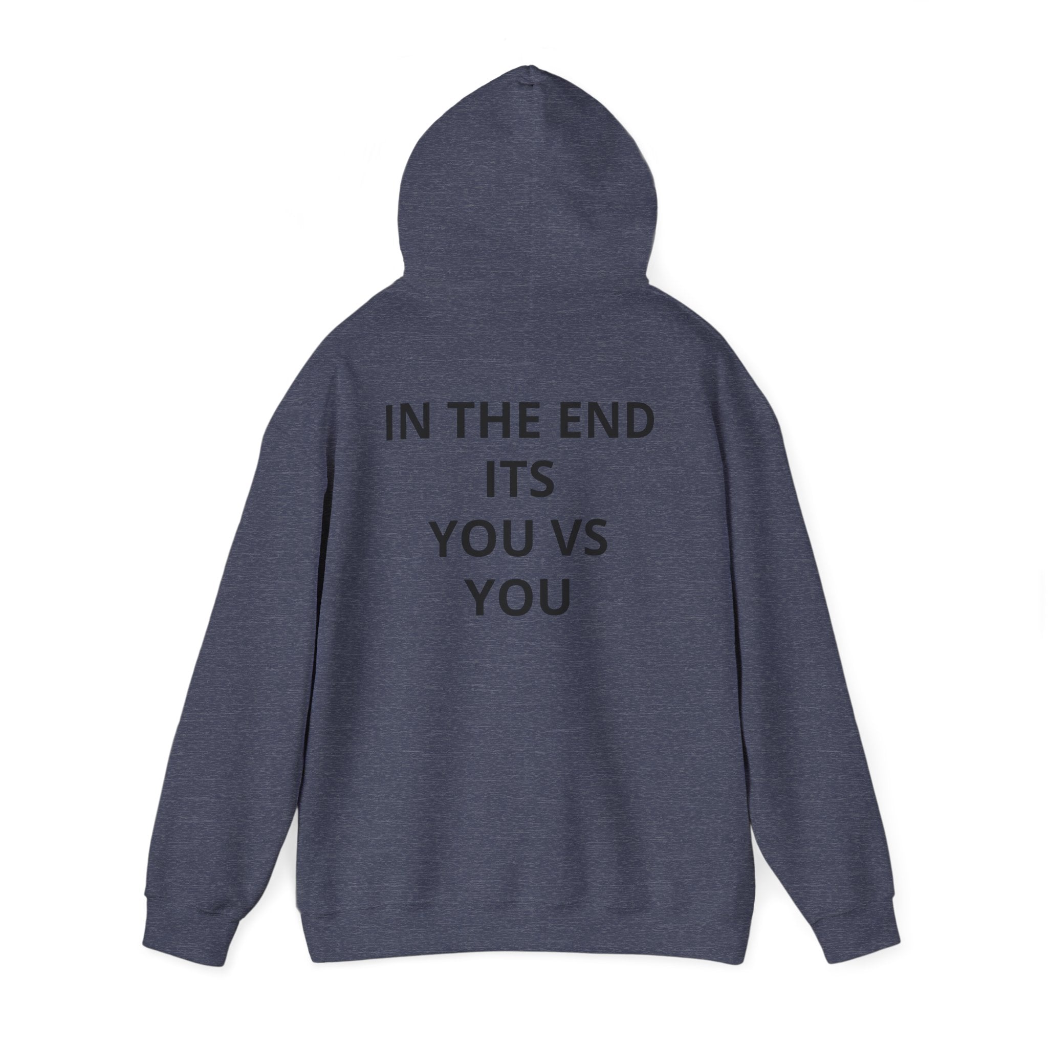 KingKilla Crown Skull hoodie | In the End Its You Vs You back print